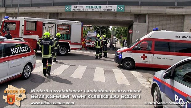 20160517 Verkehrsunfall in Baden  Foto: © Stefan Schneider