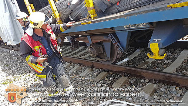 20160625 Flurbrnde auf der Sdbahnstrecke durch defekte Bremse eines Gterzuges Foto:  Stefan Schneider