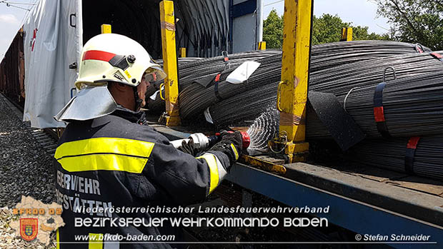 20160625 Flurbrnde auf der Sdbahnstrecke durch defekte Bremse eines Gterzuges Foto:  Stefan Schneider