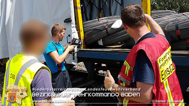 20160625 Flurbrnde auf der Sdbahnstrecke durch defekte Bremse eines Gterzuges Foto:  Stefan Schneider