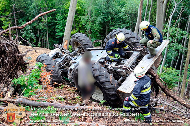 20160715 Bergung der verunglckten Arbeitsmaschine nach schweren Forstunfall  Foto: Thomas Tisch