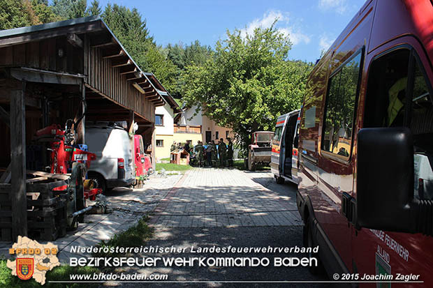 20160823 Personensuche nach 7o-jhriger Dame in Klausen-Leopoldsdorf  Foto:  Joachim ZAGLER