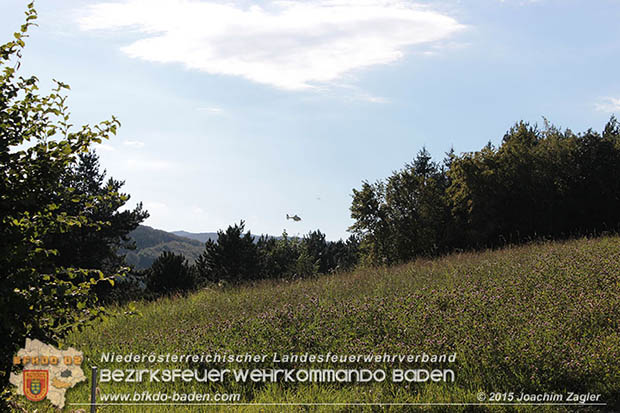 20160823 Personensuche nach 7o-jhriger Dame in Klausen-Leopoldsdorf  Foto:  Joachim ZAGLER