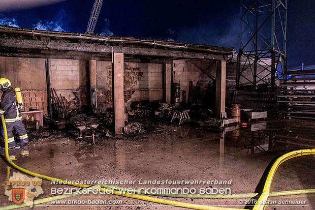 20160913 Brand bei Gewerbebetrieb in Enzesfeld Foto: © Stefan Schneider 20160913 Brand bei Gewerbebetrieb in Enzesfeld Foto: © Stefan Schneider