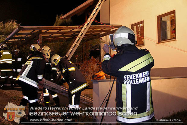 20161109 Saunabrand in einem Einfamilienhaus in Neusiedl  Foto: © Markus Hackl