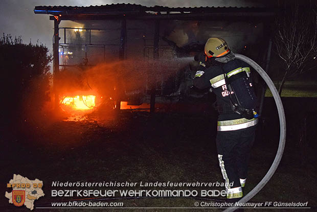 20161127 Vollbrand eines abgestellten Wohnmobils in Schönau a.d.Triesting  Foto: © Christopher Neumayer