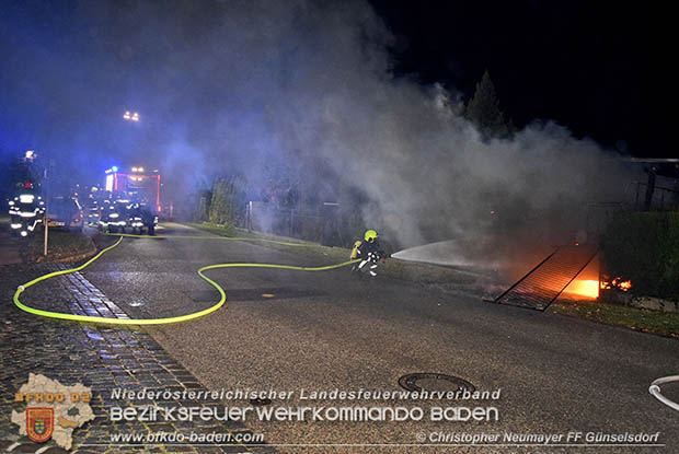 20161127 Vollbrand eines abgestellten Wohnmobils in Schönau a.d.Triesting  Foto: © Christopher Neumayer