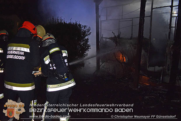 20161127 Vollbrand eines abgestellten Wohnmobils in Schönau a.d.Triesting  Foto: © Christopher Neumayer