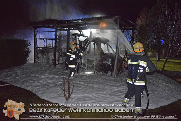 20161127 Vollbrand eines abgestellten Wohnmobils in Schönau a.d.Triesting Foto: © Christopher Neumayer 20161127 Vollbrand eines abgestellten Wohnmobils in Schönau a.d.Triesting Foto: © Christopher Neumayer
