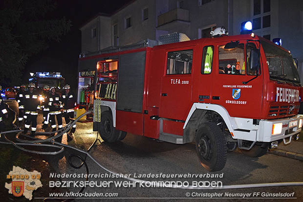 20161127 Vollbrand eines abgestellten Wohnmobils in Schönau a.d.Triesting  Foto: © Christopher Neumayer