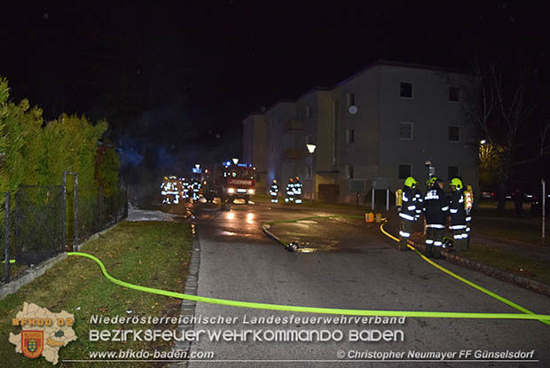 20161127 Vollbrand eines abgestellten Wohnmobils in Schönau a.d.Triesting  Foto: © Christopher Neumayer