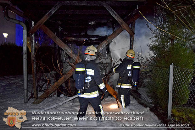 20161127 Vollbrand eines abgestellten Wohnmobils in Schönau a.d.Triesting  Foto: © Christopher Neumayer