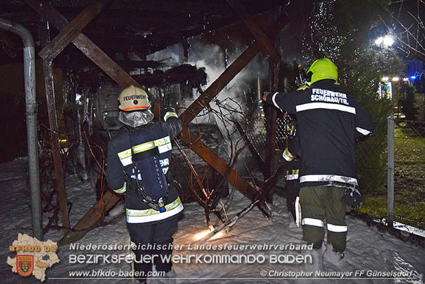 20161127 Vollbrand eines abgestellten Wohnmobils in Schönau a.d.Triesting  Foto: © Christopher Neumayer