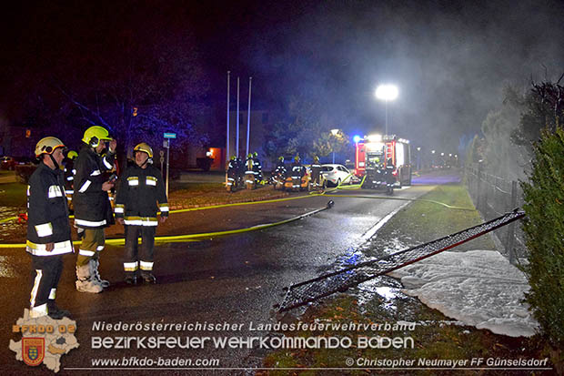 20161127 Vollbrand eines abgestellten Wohnmobils in Schönau a.d.Triesting  Foto: © Christopher Neumayer