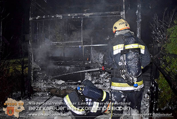 20161127 Vollbrand eines abgestellten Wohnmobils in Schönau a.d.Triesting  Foto: © Christopher Neumayer