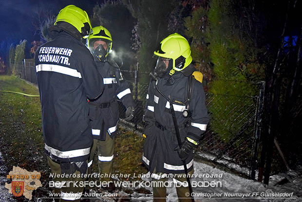 20161127 Vollbrand eines abgestellten Wohnmobils in Schönau a.d.Triesting  Foto: © Christopher Neumayer