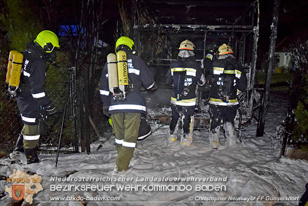 20161127 Vollbrand eines abgestellten Wohnmobils in Schönau a.d.Triesting  Foto: © Christopher Neumayer