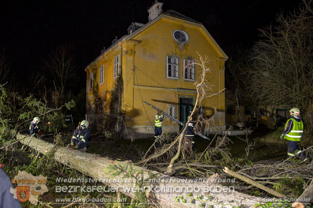 20161202 Sturm Theresa – Foto: Bezirksfeuerwehrkommando Baden