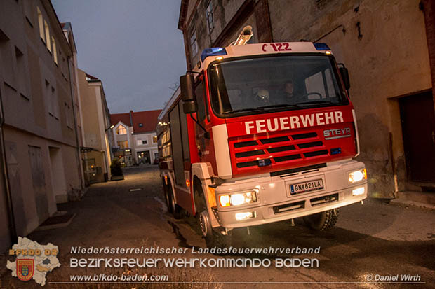 20161207 Brand in einem Gewerbentrieb im Kammgarnzentrum Bad Vöslau  Foto: © Daniel Wirth