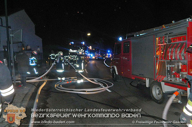 20161215 Brand in einem Reihenhaus in Siegenfeld  Foto:  FF Gaaden