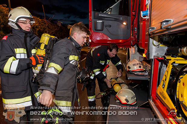 20170305 Brand in einem Reihenwohnhaus in Trumau  Foto:  Stefan Schneider BFK