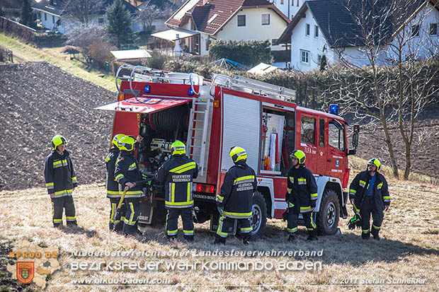 20170307 Flurbrand auf der "Popp-Wiese" in Pottenstein  Foto: © Stefan Schneider BFK Baden