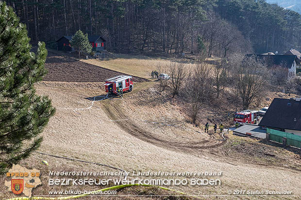 20170307 Flurbrand auf der "Popp-Wiese" in Pottenstein  Foto:  Stefan Schneider BFK Baden