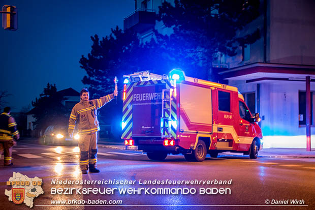 20170313 unbekannter ausgelaufener Schadstoff in Kottingbrunn  Foto: © Daniel Wirth