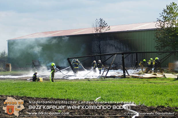 20170414 Brand in Schönau a.d.Triesting Foto: © FF Günselsdorf 20170414 Brand in Schönau a.d.Triesting Foto: © FF Günselsdorf