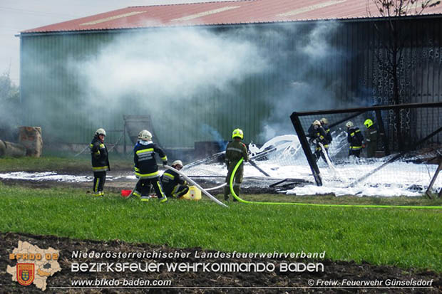 20170414 Brand in Schönau a.d.Triesting Foto: © FF Günselsdorf 20170414 Brand in Schönau a.d.Triesting Foto: © FF Günselsdorf