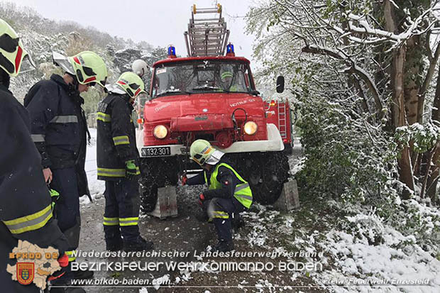 20170420 Groes Aufrumen nach dem Schneechaos auch im Triestingtal  Foto:  FF Enzesfeld