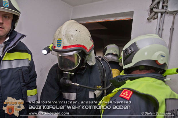 20170611 Kellerbrand in Einfamilienhaus in Thenneberg Gemeinde Altenmarkt a.d.Triesting  Foto:  Stefan Schneider BFK Baden