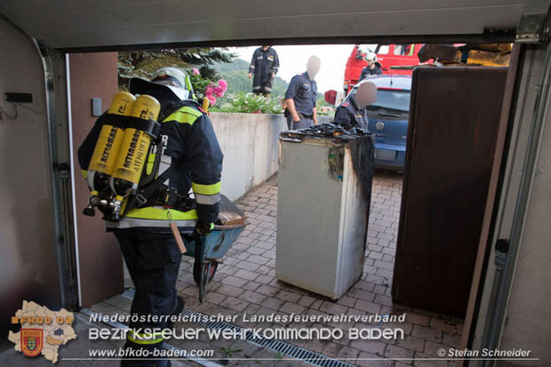 20170611 Kellerbrand in Einfamilienhaus in Thenneberg Gemeinde Altenmarkt a.d.Triesting  Foto:  Stefan Schneider BFK Baden