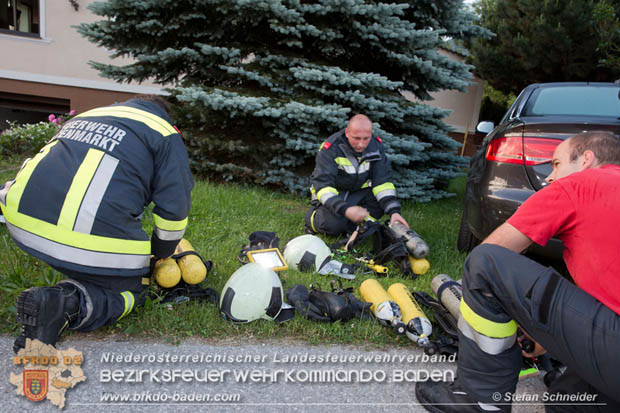 20170611 Kellerbrand in Einfamilienhaus in Thenneberg Gemeinde Altenmarkt a.d.Triesting  Foto:  Stefan Schneider BFK Baden