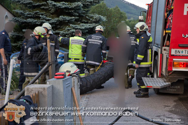 20170611 Kellerbrand in Einfamilienhaus in Thenneberg Gemeinde Altenmarkt a.d.Triesting  Foto:  Stefan Schneider BFK Baden