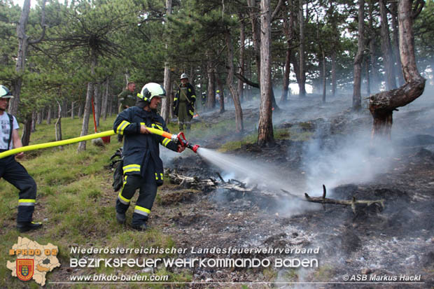 20170624 Waldbrand bei Grillenberg Gemeinde Hernstein  Foto:  ASB Markus Hackl