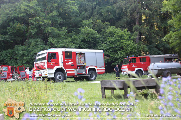 20170624 Waldbrand bei Grillenberg Gemeinde Hernstein  Foto:  ASB Markus Hackl