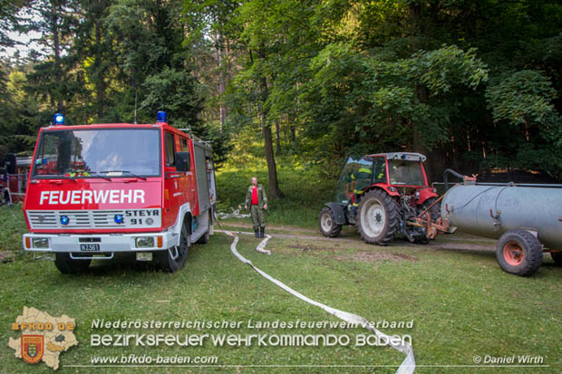 20170624 Waldbrand bei Grillenberg Gemeinde Hernstein  Foto:  ASB Daniel Wirth