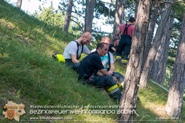 20170624 Waldbrand bei Grillenberg Gemeinde Hernstein  Foto:  ASB Daniel Wirth