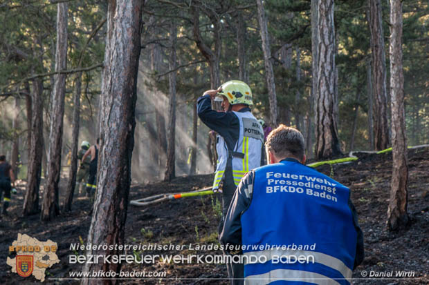 20170624 Waldbrand bei Grillenberg Gemeinde Hernstein  Foto:  ASB Daniel Wirth