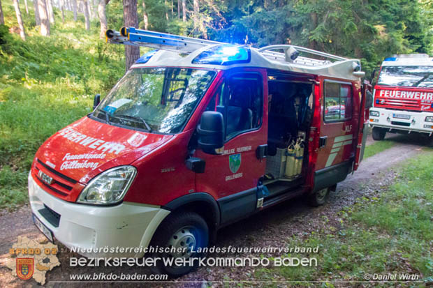 20170624 Waldbrand bei Grillenberg Gemeinde Hernstein  Foto:  ASB Daniel Wirth