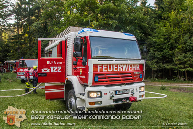 20170624 Waldbrand bei Grillenberg Gemeinde Hernstein  Foto:  ASB Daniel Wirth