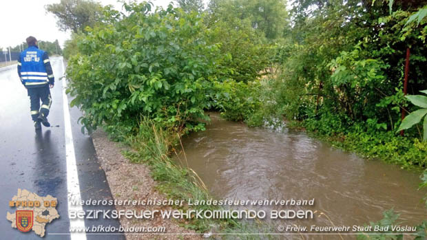 20170709 Unwettereinsatz in Bad Vslau  Foto:  FF Stadt Bad Vslau