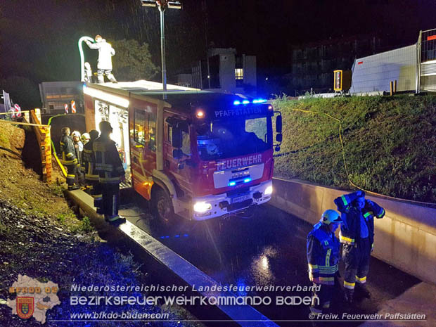 20170710 Auspumparbeiten in Baden  Foto:  FF Pfaffsttten/Alexander Schtzl