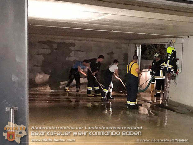 20170710 Auspumparbeiten in Baden  Foto:  FF Pfaffsttten/Alexander Schtzl