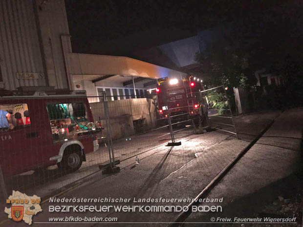 20170710 Unwettereinsatz in Traiskirchen-Wienersdorf  Foto:  FF Pfaffsttten