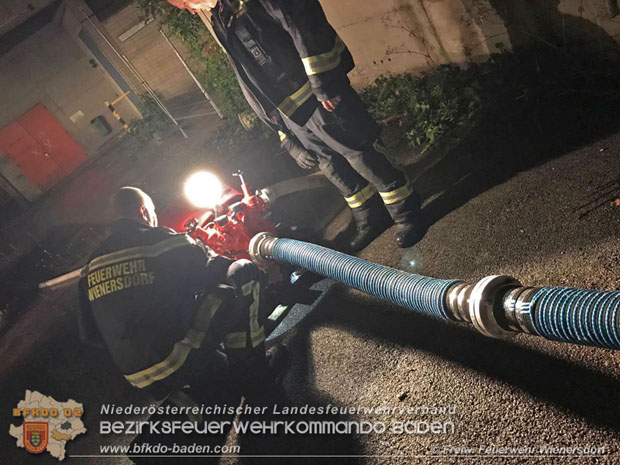 20170710 Unwettereinsatz in Traiskirchen-Wienersdorf  Foto:  FF Pfaffsttten