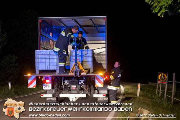 20170714 Verkehrsunfall mt tödlichem Ausgang auf der L157 zwischen Oeynhausen und Tattendorf im Gemeindegebiet Oberwaltersdorf  Foto: © Stefan Schneider BFK Baden