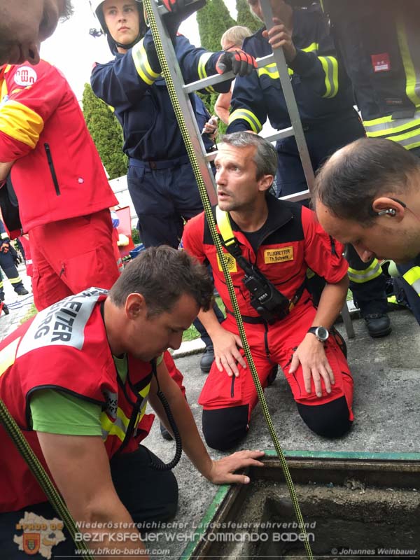 20170806 Menschenrettung aus Brunnenschacht - Foto Johannes Weinbauer