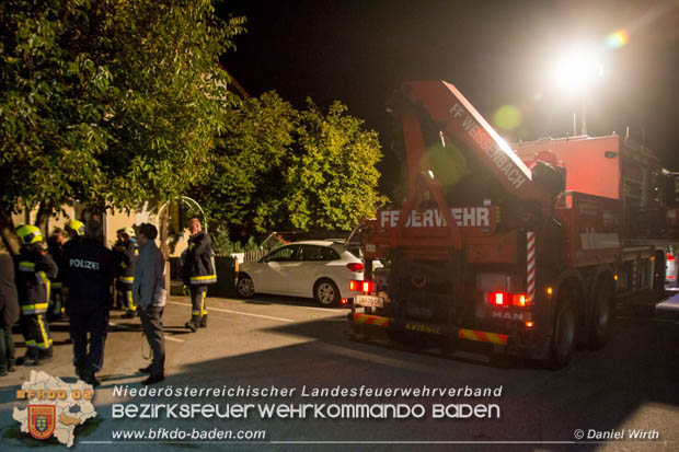 20170914 Wohnhaus nach Deckeneinsturz evakuiert in Weissenbach a.d.Triesting Foto: © Daniel Wirth BFK BADEN 20170914 Wohnhaus nach Deckeneinsturz evakuiert in Weissenbach a.d.Triesting Foto: © Daniel Wirth BFK BADEN